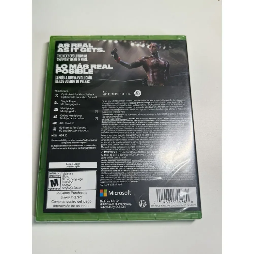 EA Sports UFC 5 (Microsoft Xbox Series X) Brand New Factory Sealed
